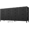 Homhougo TV Stand for TVs up to 75" Black - 4 of 4