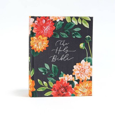 CSB Notetaking Bible, Hosanna Revival Edition, Dahlias - by  Csb Bibles by Holman & Hosanna Revival (Hardcover)