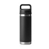 Stainless Steel with Chug Cap 18 oz Bottle, Vacuum Insulated, Black - 2 of 3
