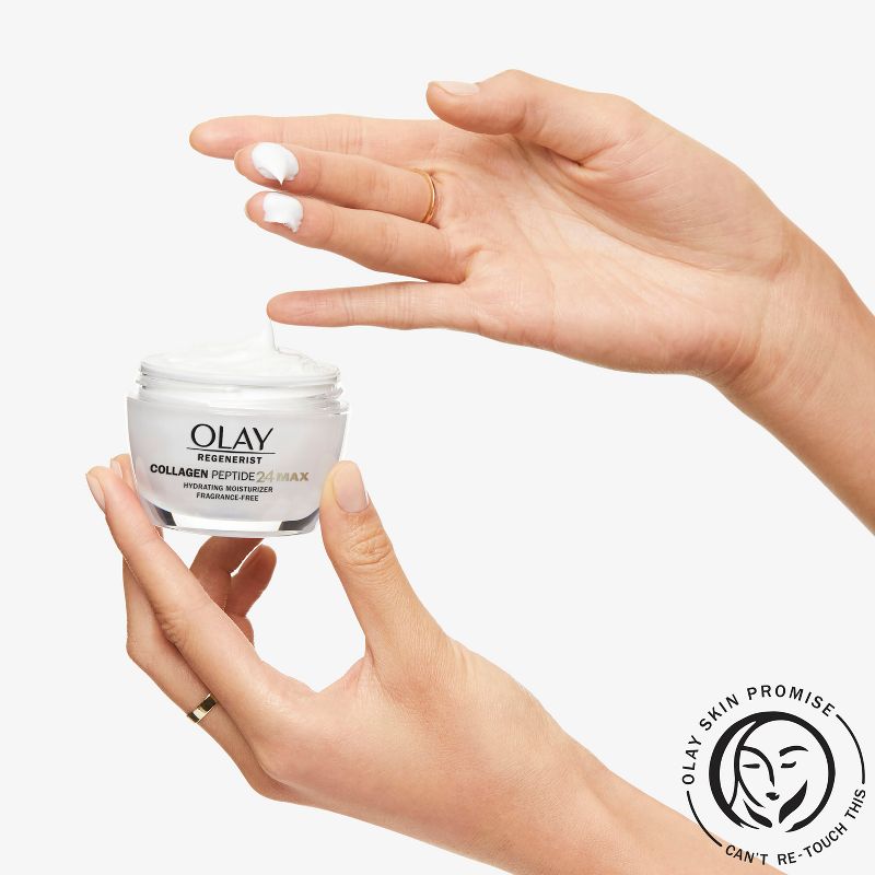 Olay Regenerist Collagen Peptide 24 MAX Face Moisturizer - Fragrance Free - 1.7 fl oz, 5 of 11