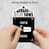 Big Dot of Happiness Vegas Before Vows - Las Vegas Bridal Shower or Bachelorette Party Game Pickle Cards - Truth, Dare, Share Pull Tabs - Set of 12 - 2 of 4