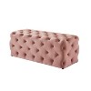 Inspired Home Hayden Allover Tufted Rectangle Bench - 2 of 4