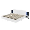 KTMBDW Floating Bed Frame Queen/King Size with Smart LED Lights and Bedside Nightstand, Wooden Platform Bed, Easy Assembly, No Box Spring Needed - 4 of 4