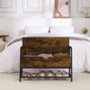 Storage Bench with Lift Top Box, Entryway Shoe Storage Organizer with Shoe Rack, Small Entryway Shoe Bench - 4 of 4