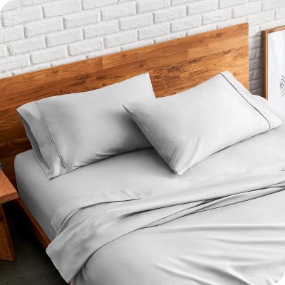 King Size Cloud Grey Hypoallergenic Microfiber Pillowcase Set