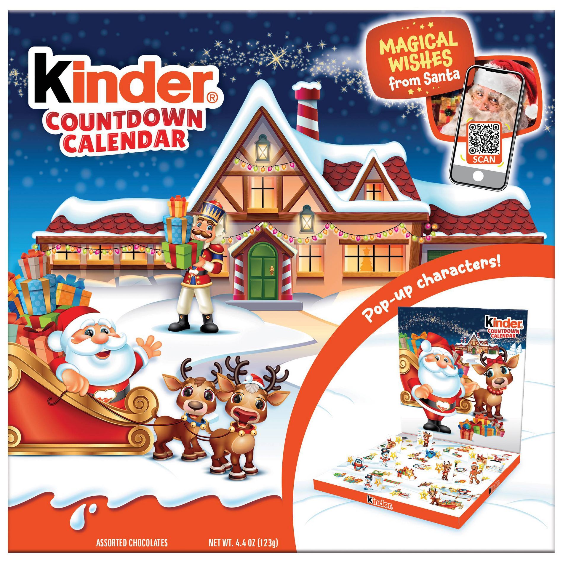 Kinder Christmas Advent Calendar - 4.3oz