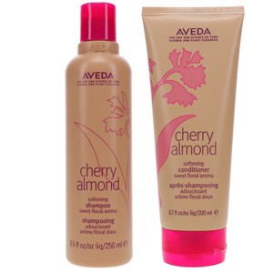 Aveda Cherry Almond Softening Shampoo 8.5 oz & Cherry Almond Softening Conditioner 6.7 oz Combo Pack - 1 of 4