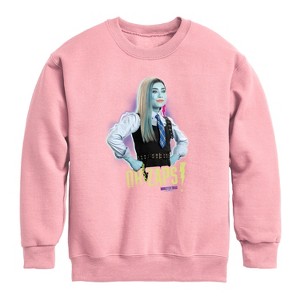 Girls' - Monster High - Oh Zaps! Graphic Long Sleeve Fleece Sweatshirt - 1 of 4