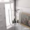 Hunter Fans 11" Sacha Pendant Light Natural Iron Ceiling Fixture Dimmable 3 Bulbs - 2 of 3
