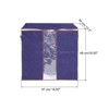 Unique Bargains Storage Bag Organizer with Reinforced Handle Sturdy Zipper - 2 of 4