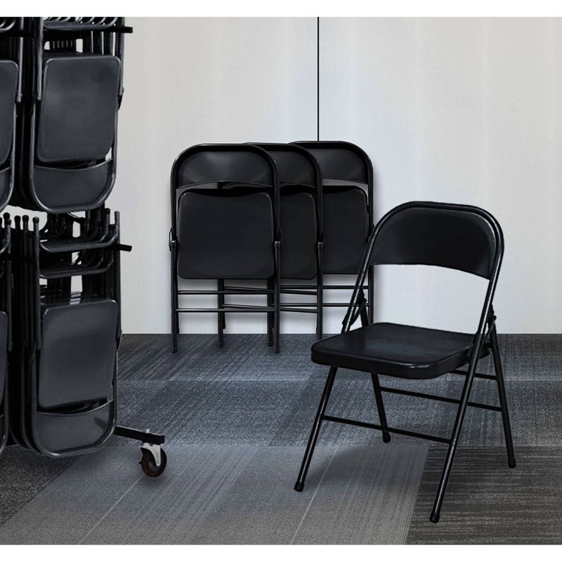 Steel Folding Chair Black - PDG, 5 of 8