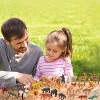 32-Piece Mini Wild Animal Figurines Set, Realistic Plastic Zoo and Safari Toys for Educational Play and Party Favors - 3 of 4