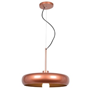 Access Lighting Small Bistro Round Colored Led Pendant with Shade Ceiling Lights Copper, Brown