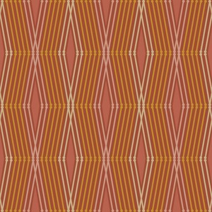 Nicole Miller Hard Edge Ogee Clay Peel & Stick Wallpaper - 1 of 4