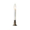 IMC Electric Candle with Warm White LED Bulb and Timer, Antique Bronze, 9in - 2 of 3