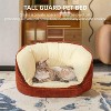 High-Side Washable Calming Pet Bed (27¡Á21¡Á14 Inches),for Puppies and Kittens with Anti-Slip Fabric - 2 of 4