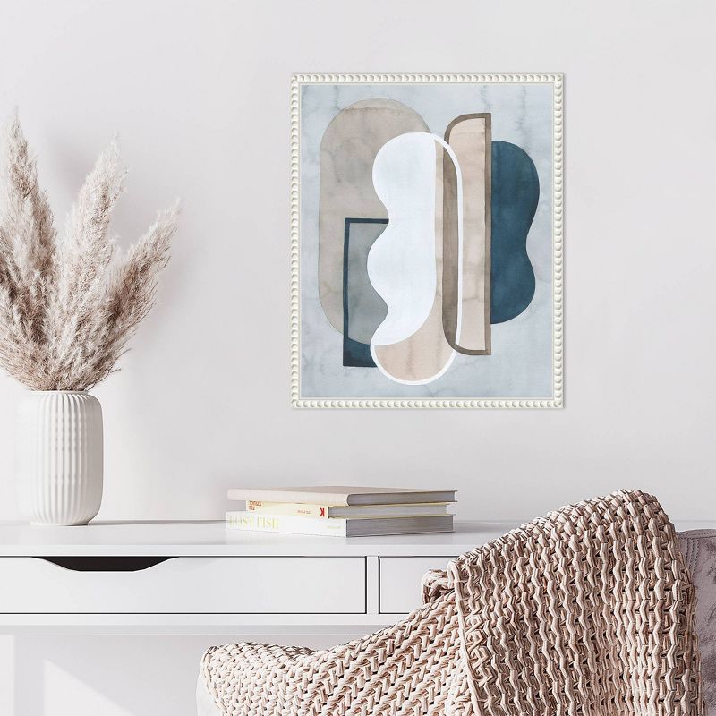 Amanti Art 16"x20" Shapes and Shadows II by Grace Popp Framed Canvas Wall Art Print