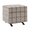 25" Wide Rectangle Gliding Ottoman - WOVENBYRD - 2 of 4