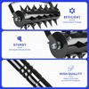 SEVOBAL Wheelbarrows and Lawn Carts Heavy Duty Lawn Aerator Tool with Soil Penetrator Spikes for Garden Yard Grass, Black, 17"*4.3"*58.4" - 3 of 4