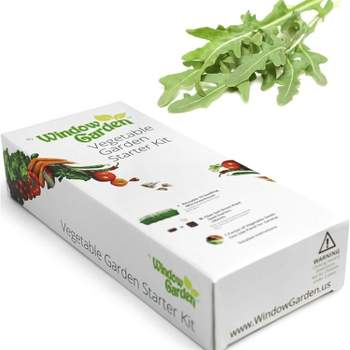 Window Garden Vegetable Starter Kit, Grow Your Own Food, Arugula