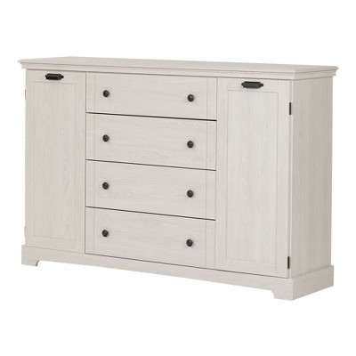 Lilac 4 Drawer Dresser with Doors - South Shore