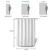 LunaLulinlk Fabric Shower Curtain Liner - 3 of 4