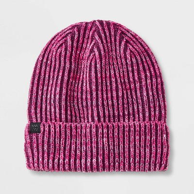 Girls' Colorblock Cuffed Beanie - All in Motion™ Pink