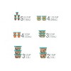 Rubbermaid Flex and Seal Food Storage Conatiners in Teal, 42 Piece Set - image 2 of 4