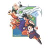 Dragon Ball Z Group Gradient Men's White T-Shirt - 2 of 3