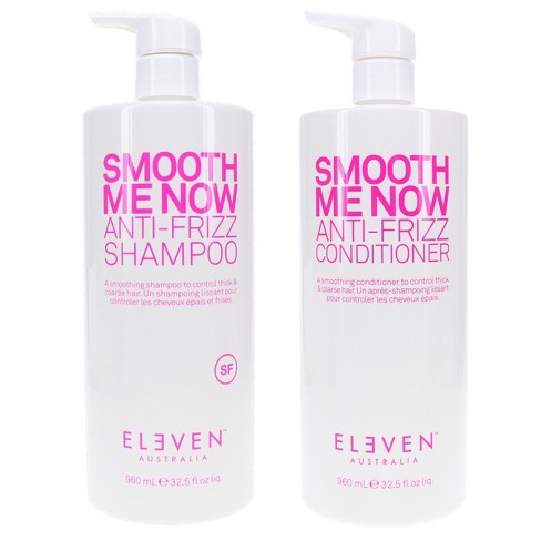 Eleven Australia Smooth Me Now Anti-frizz Shampoo 32.5 Oz & Smooth Me Anti-frizz Conditioner 32.5 Oz Pack :