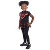 Marvel Avengers Spider-Man Spider-Gwen Captain America Miles Morales Girls Cosplay T-Shirt and Leggings Toddler to Little Kid - 2 of 4