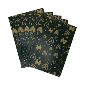 Unique Bargains Gift Wrap Paper Glossy Coated Paper 27.56 x 19.69" 5Pcs - 1 of 4