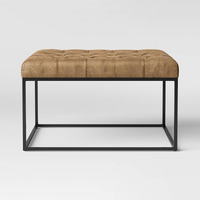 target leather bench