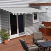 ALEKO FAB8X6.5GREYWHT Awning Fabric Replacement 8 x 6.5 Ft for Retractable Awning, Grey / White - 4 of 4