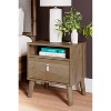 Aprilyn Nightstand Honey: Modern Bedside Furniture, Splay Legs, Customizable Drawer Pulls - Signature Design by Ashley - 2 of 4