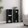 PDTEND 8-Tier Multi-functional Adjustable Ultra-Thin Bookshelf with Wavy Border Design for Home, Office, Display & Storage - 3 of 4