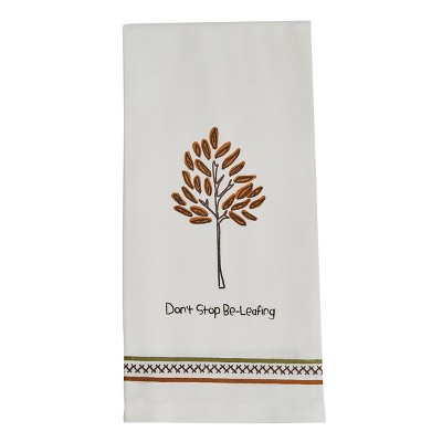 Split P Don't Stop Beleafing Decorative Dishtowel Set of 2