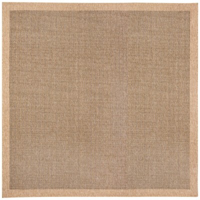 Natural Flatwoven Synthetic Indoor/Outdoor Rug