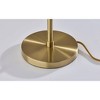 Adesso Rhodes Desk Lamp Antique Brass: 23" Height, Glass Shade, ETL Listed, No Assembly Required - 3 of 4