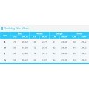 Women's Bow Tie Front Floral Mesh Cute Tops Bell Sleeve Ruffle Peplum Dressy T Shirt Going Out Outfits - 4 of 4