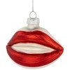 Northlight 3.25" Bright Red Lips Glass Christmas Ornament - 4 of 4