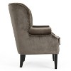 GDFStudio Wilkes Modern Velvet Upholstered Tufted Club Chair with Nailhead Accents - 4 of 4