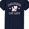Men's - Instant Message - Childless Cat Lady Kitten Short Sleeve Graphic T-Shirt - 2 of 4