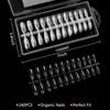 YEVYO Almond Nail Tips Full Cover On Fake Nails - 240 PCS - 2 of 4