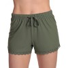 Just Love Womens Solid Ribbed Pajama Short Set - PJ Sets for Women - 4 of 4