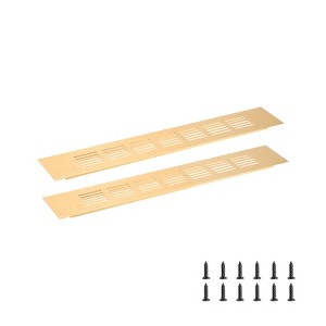 Unique Bargains Rectangle Ventilation Grille, Aluminum - 1 of 3
