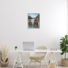Stupell Industries Brown Grizzly Bear Family Fishing Mountain Lake Landscape Black Framed Giclee Art - 2 of 4