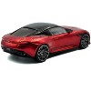 2023 Aston Martin DB12 Coupe Hyper Red Metallic with Black Top 1/43 Diecast Model Car by Solido - 4 of 4