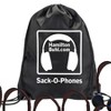 HamiltonBuhl® Sack-O-Phones, 10 Personal Headphones in a Carry Bag, Blue - 3 of 3