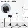 64” Tripod for Cell Phone & Camera, Phone Tripod with Remote and Phone Holder, Sturdy & Stable Height Adjustable - 4 of 4